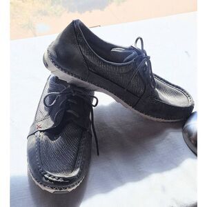 Twisted X Zero-X MZX0007 Gray Leather/Fabric Moc Shoes Men’s Size 10.5M Comfort